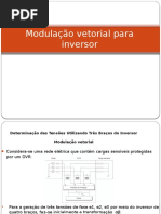 Modulação Vetorial Para Inversor