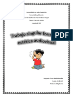 Trabajo Singular de Estetica Grupo #1