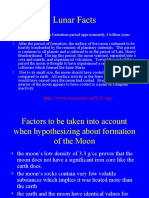 Five Major Theories of Formation of The Earth's Moon