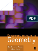 Developing Thinking in Geometry