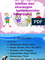 Kelebihan Kekurangan Terapi Komplemenrer