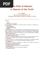 Download The Path of Reason in Search of the Truth - AI Osipov by ikonographics SN30477313 doc pdf