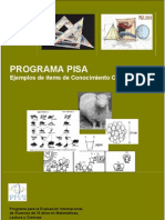 PISA. Ejemplos de Items de Conocimiento Científico