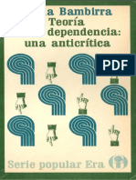 Bambirra Teoria de La Dependencia Una Anticritica