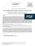 Sound-Insulating Linings Modified Constructions of Technical Rooms