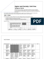 Sac 1 Assessment Sheet 2016