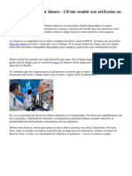 Artículo Escrito Por Dinero - Cómo Vender Sus Artículos en Línea