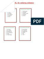 Jadwal Ibi