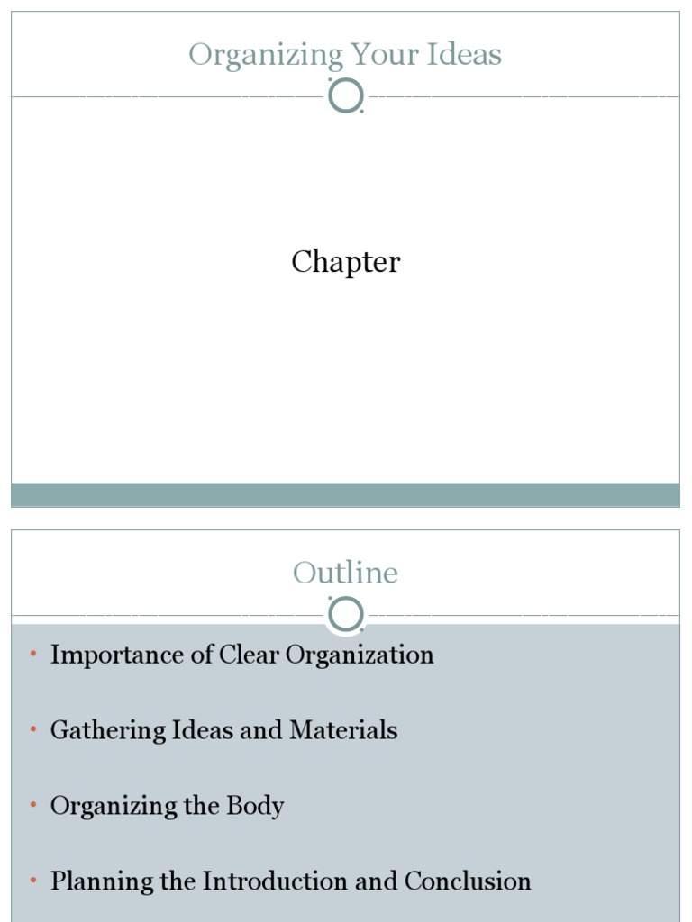 Effective Idea Organization Techniques | PDF
