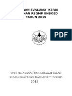 Laporan Evaluasi Kerja Tahunan RSGMP Unsoed Tahun 2015