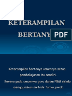 Keterampilan Bertanya