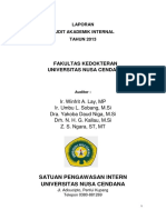 Download Contoh Laporan Audit Internal by Vivera Saja SN304803703 doc pdf