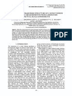 A Study of The Near Wake Structure of A Wind Turbine Comparing Measurements From Laboratory and Full Scale Experiments 1996 Solar Energy