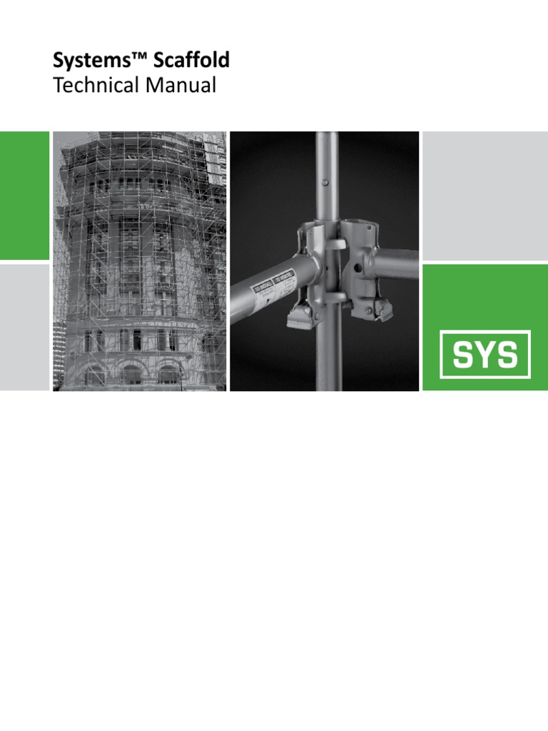 System Scaffolding Technical Manual Scaffolding Screw