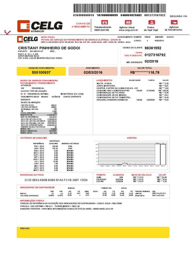 Comprovante de Endereço