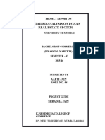 Detailed Analysis On Indian Real Estate Sector