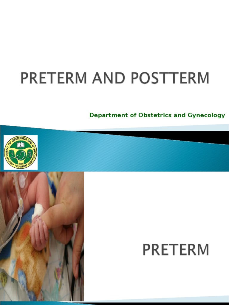 Preterm and Postterm Birth Overview | PDF | Preterm Birth | Childbirth