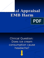 DK Critical Appraisal EBM Harm