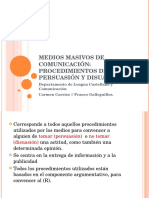 6 Medios Masivos de Comunicacion Procedimientos de Persuasion y Disuasion