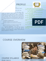 Course Overview Dus2072 2015