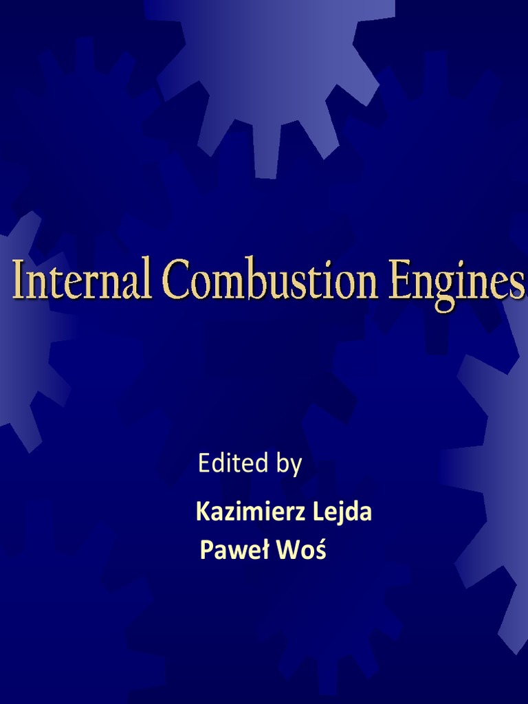 Internal Combustion Engines Powertrain PDF Combustion Internal