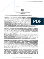 Inghiottitoio - Disposizione Del Giudice Di Taranto