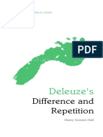 Henry Somers-Hall-Deleuze's Difference and Repetition 