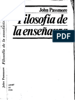 PASSMORE - Filosofia de La Enseñanza