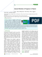 Encapsulation and Enhanced Retention of Fragrance in Polymer