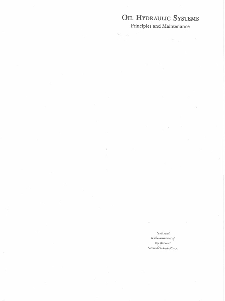 Majumdar Oil Hydraulic Systems Principles and Maintenance PDF