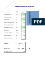 Calc. de Diseño de Camara de Inspeccion