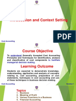 Introduction and Context Setting