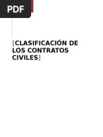 Contratos Civiles. FAUSTO RICO