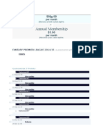 Annual Membership: Per Month