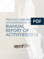 EPAF BIANUAL REPORT OF ACTIVITIES 2016