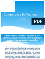 Competency Reflections