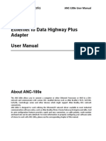 ANC-100e RSLINX Ethernet IP To DH+ User Manual-RevM3A2