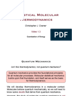 Statistical Molecular Thermodynamics: Christopher J. Cramer