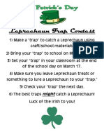 Leprechaun Trap Contest