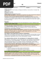 Grade 6 - Metis Lesson Plan