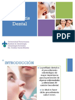 Profilaxis dental: Limpieza dental para prevención de enfermedades bucodentales