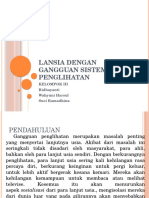 Lansia Dengan Gangguan Sistem Penglihatan