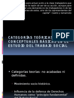 Categorias Teoategorias teorias y conceptuales basicas en el estudio del trabajo socialrias y Conceptuales Basicas en El Estudio Del Trabajo Social