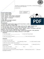 Recipe Worksheet