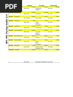 Pacing Guide NFL Pal