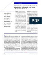 Reduced Caudate and Nucleus Accumbens Response to Rewards in Unmedicated Individuals With Major Depressive Disorder