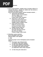 Soal Bahasa Indonesia