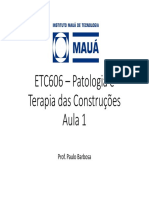 Aula 1 - Patologias