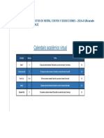 Calendario Renta Costos y Deducciones