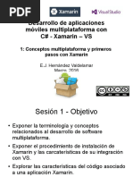 Download Desarrollo de apps mviles con C-Xamarin-VS - S1 by Jacobo Hernndez V SN304920340 doc pdf